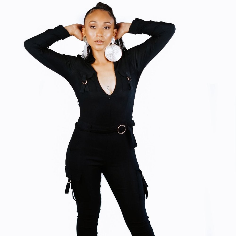 "Black Harley" Biker Jumpsuit